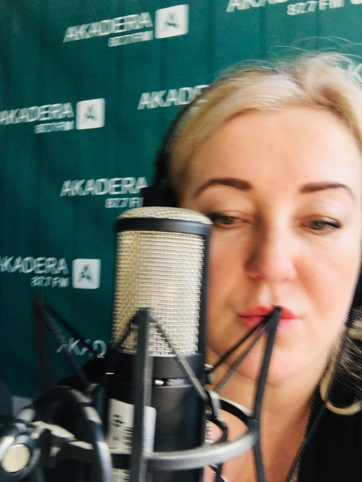 Gościłam w radiu Akadera
