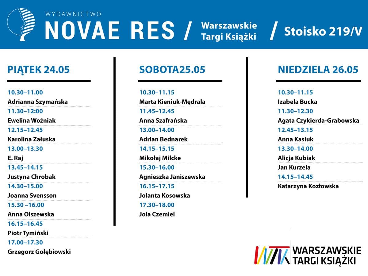 WARSZAWSKIE TARGI KSIĄŻKI