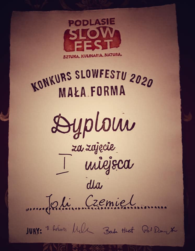 Konkurs SlowFestu Mała Forma 2020