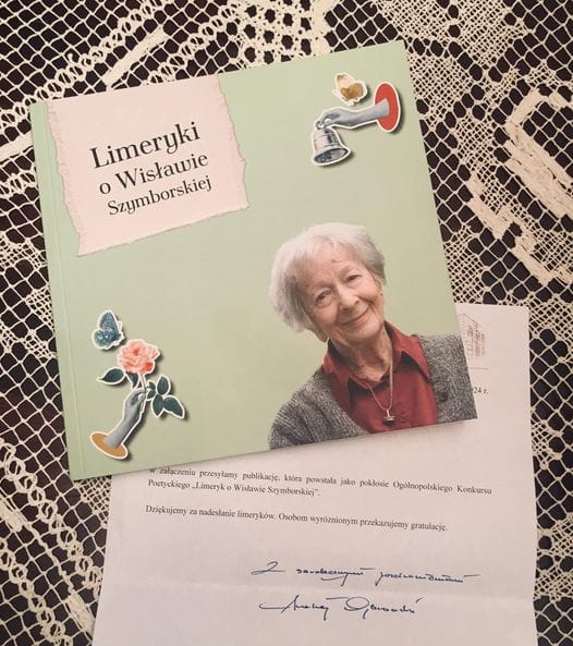 Wyróżnienie w konkursie na limeryk o Wisławie Szymborskiej